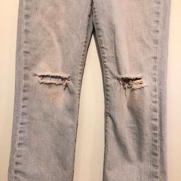 ! Art Class - Distressed Girls Bue Jeans size 8 - Picture 3 of 5